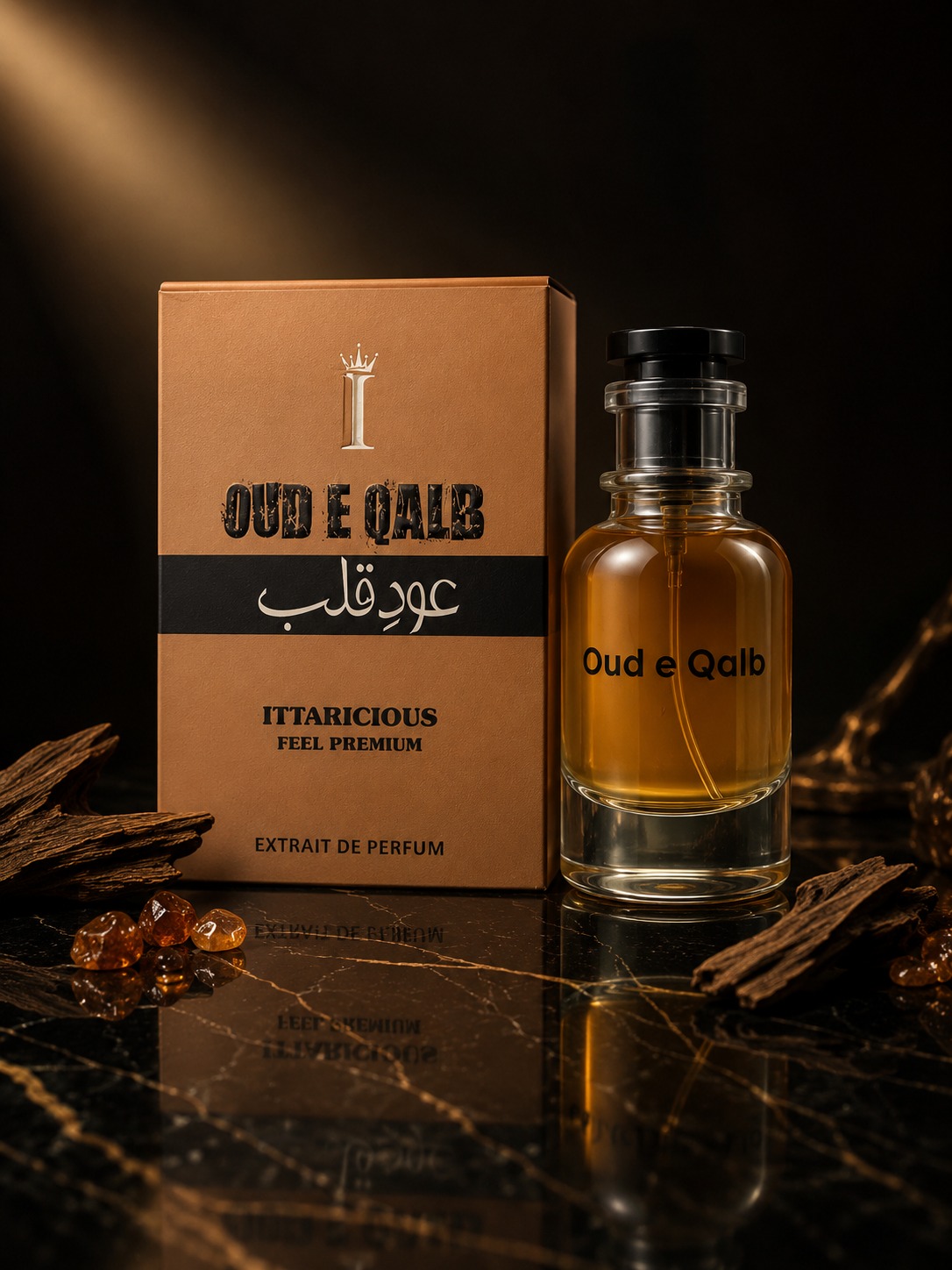 Oud Al Qalb 50 ml - Impression of Oud e Ispahan - Image 2